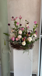 Load image into Gallery viewer, Floral Basket Display