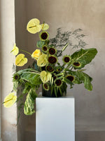 Load image into Gallery viewer, Sunflower &amp; Anthurium Art Composition
