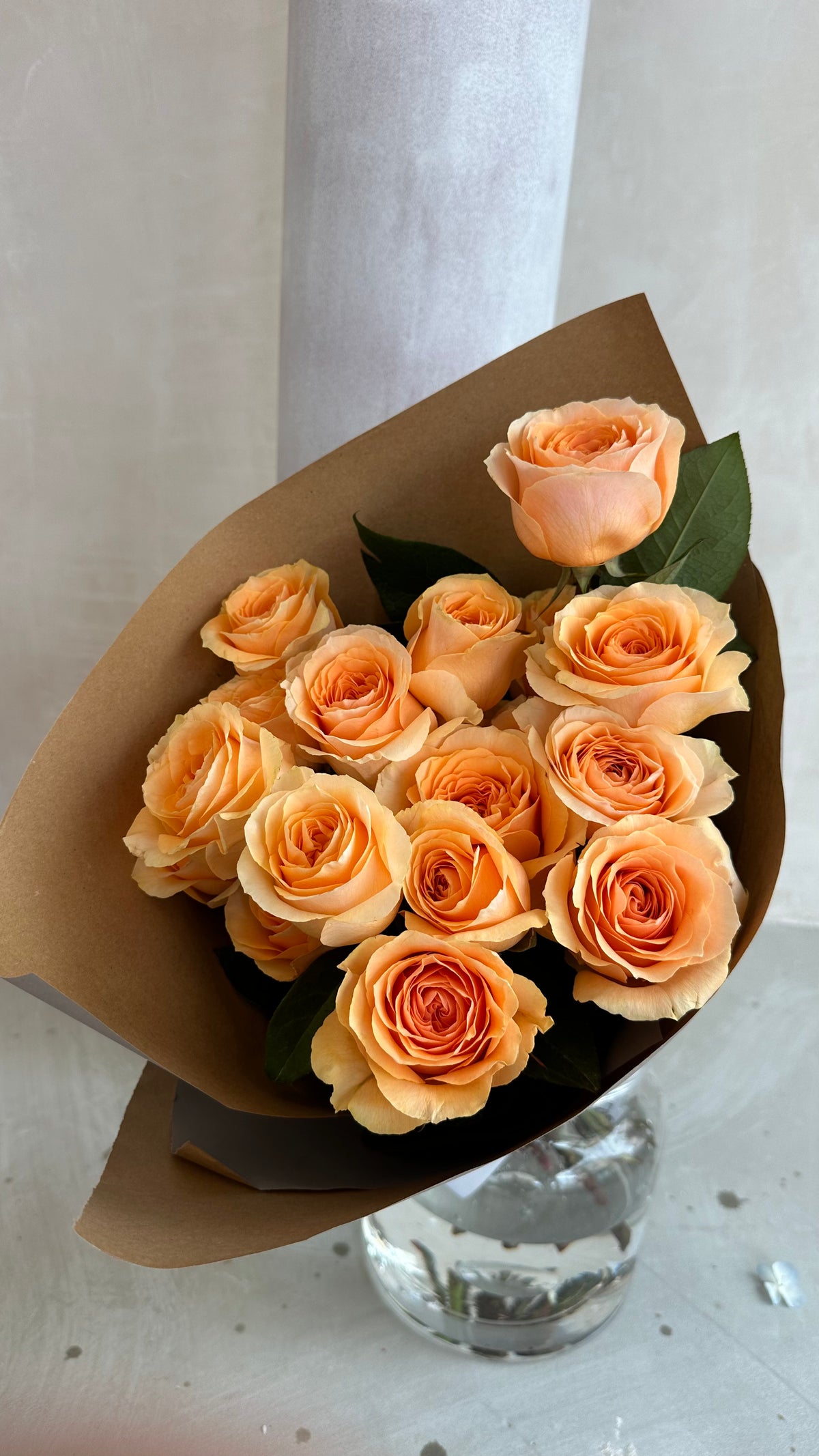 Sunset roses bouquet